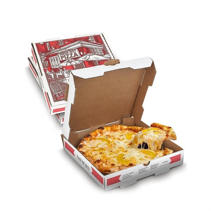 Professional Custom High Quality Pizza Box Color Card Box
