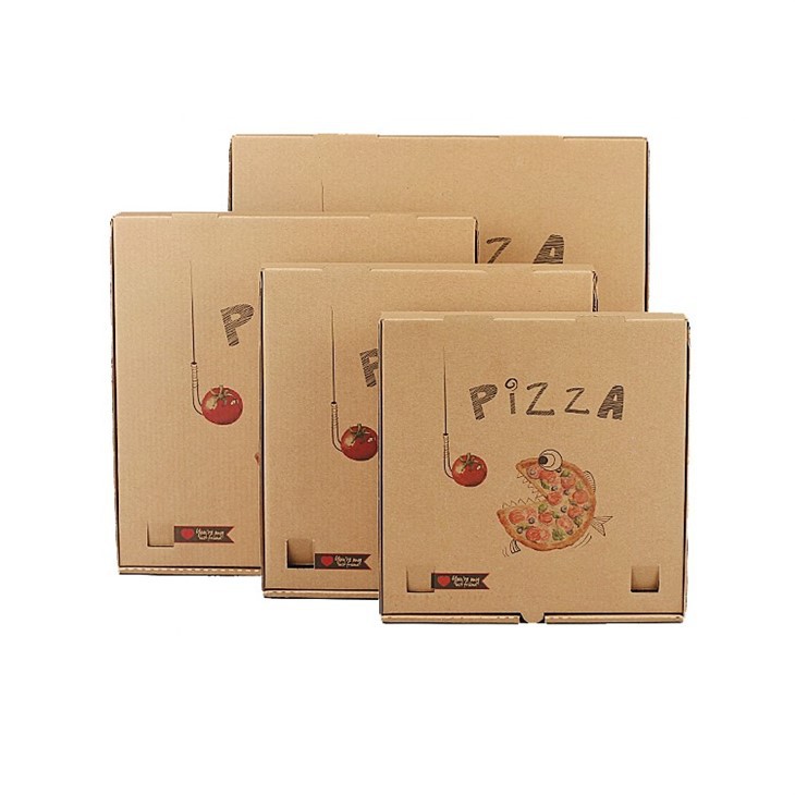 Professional Custom High Quality Pizza Box Color Card Box