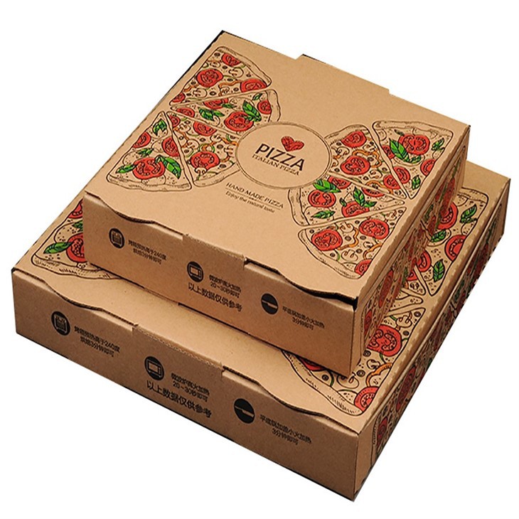 Professional Custom High Quality Pizza Box Color Card Box