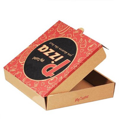 Pārtikas kvalitātes iepakojuma kaste pielāgota Llogo ķīniešu picas kaste