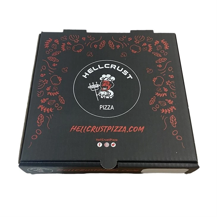 Personalizēta luksusa gofrētā kartona piegādes picas kaste